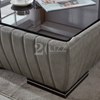 Canapé de salon en cuir de meubles chinois classiques
