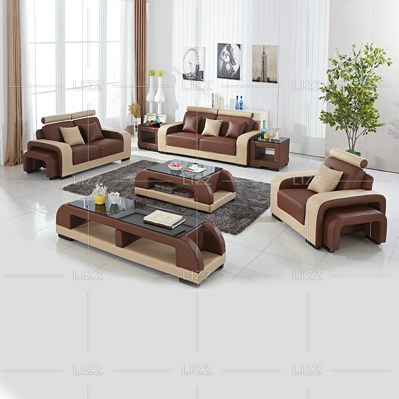 Ensemble de meubles de loisirs canapé en cuir de haute qualité