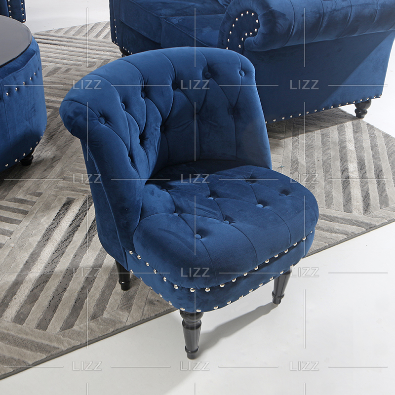 Canapé de salon en tissu moderne avec table basse