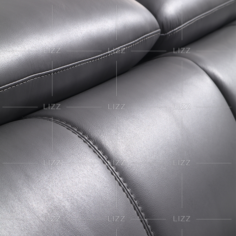 Sofa sectionnel classique en cuir de loisirs