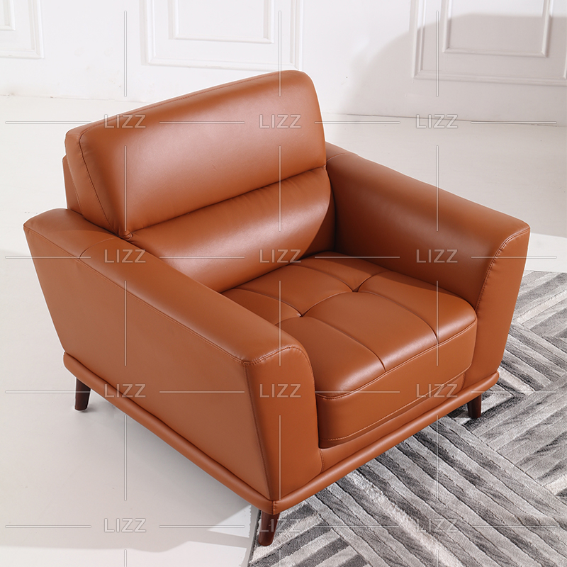 Petit canapé de salon orange haut de gamme