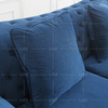 Canapé de salon en tissu moderne avec table basse